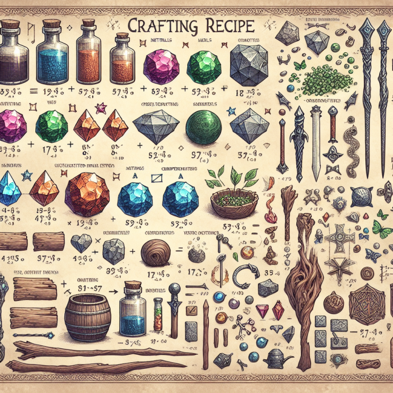 Crafting Material Game Generator