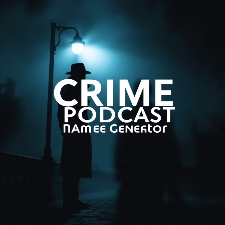 Crime Podcast Name Generator