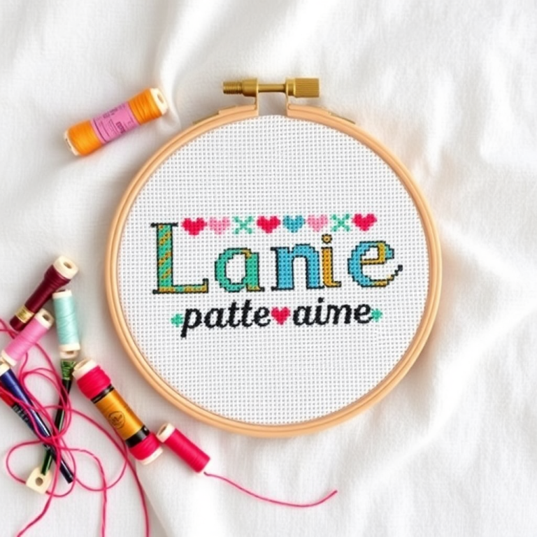 Cross Stitch Name Pattern Generator