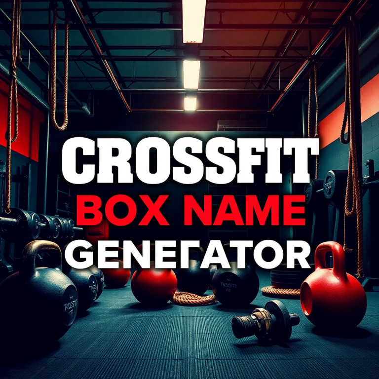 Crossfit Box Name Generator