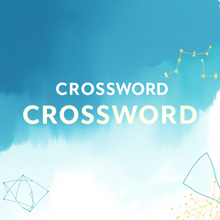 Crossword Name Wall Art Generator