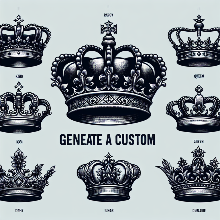 Crown Tattoo Generator