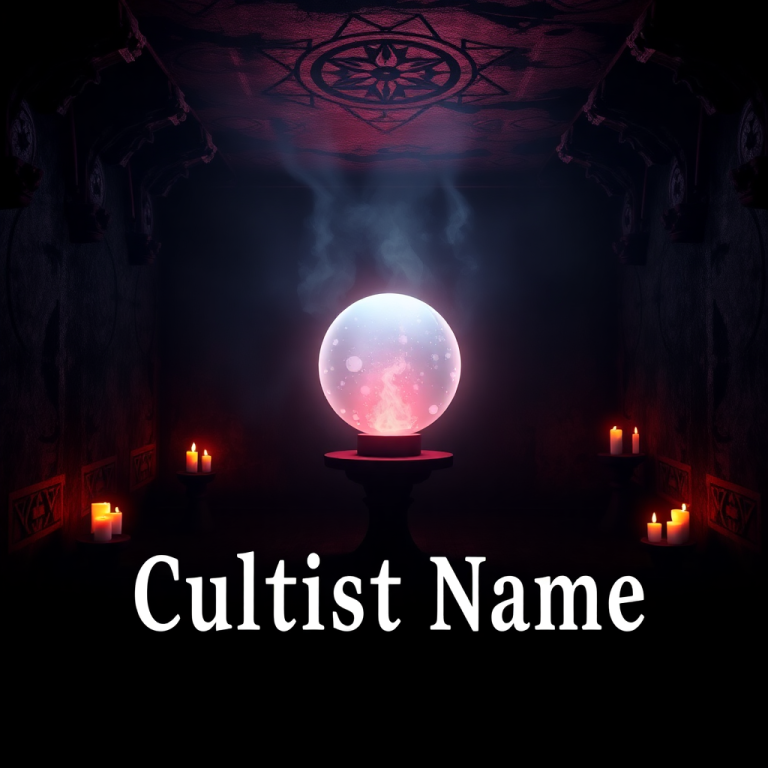 Cultist Name Generator