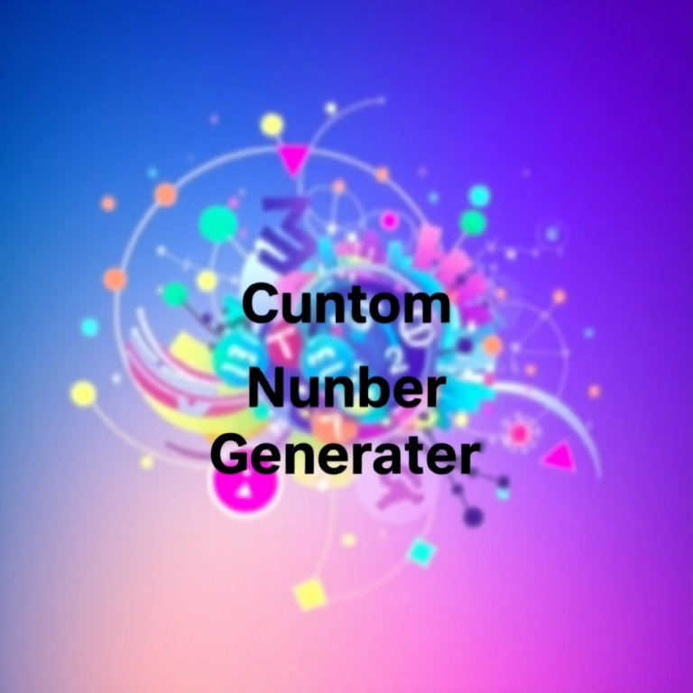 Custom Random Number Generator