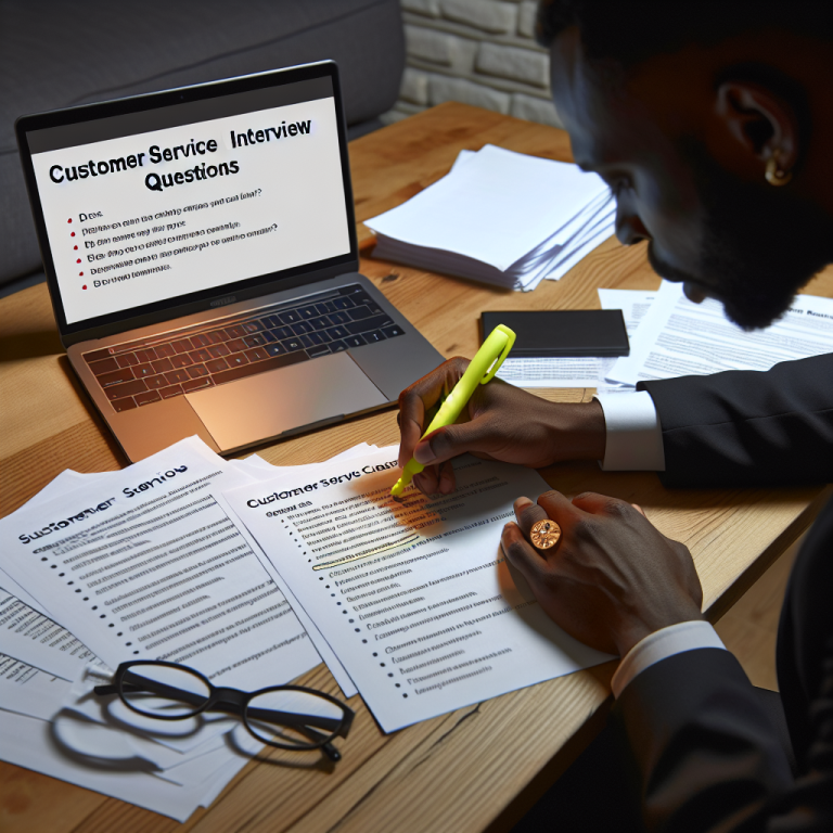 Customer Service Interview Question Generator
