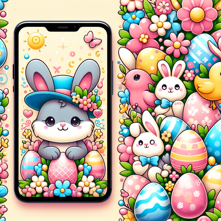 Cute Easter Phone Wallpaper Generator