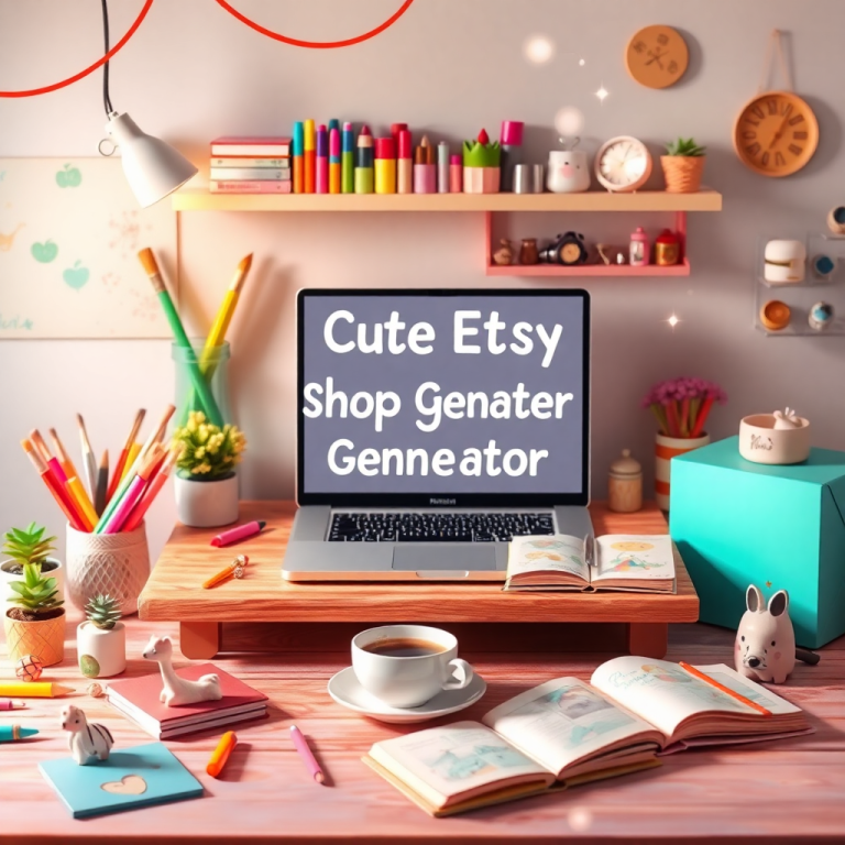 Cute Etsy Shop Name Generator