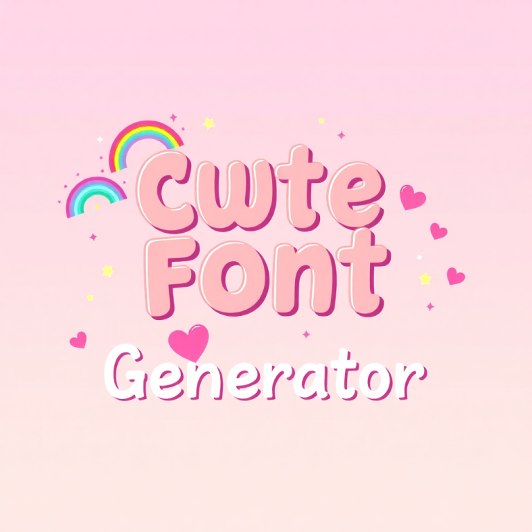 Cute Name Font Generator