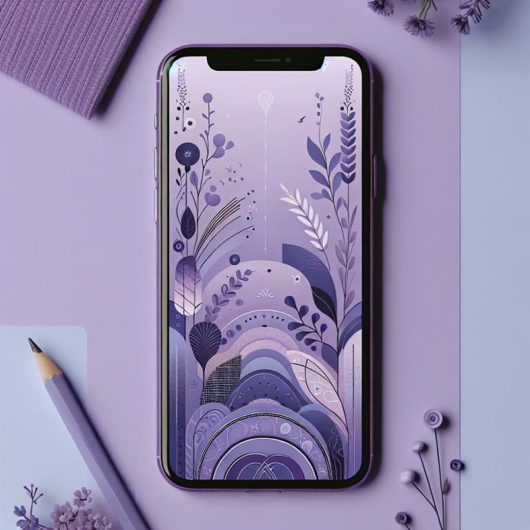 Cute Purple Wallpaper Iphone Generator