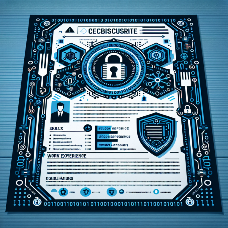 Cyber Security Resume Generator