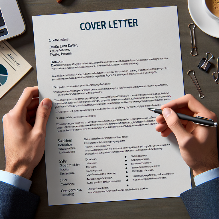 Data Analyst Cover Letter Generator