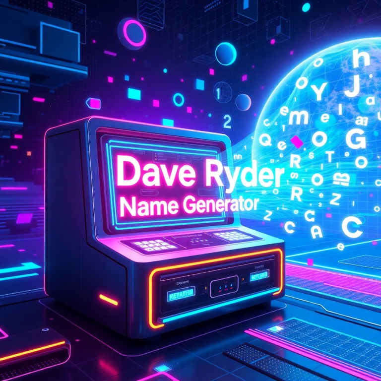 Dave Ryder Name Generator