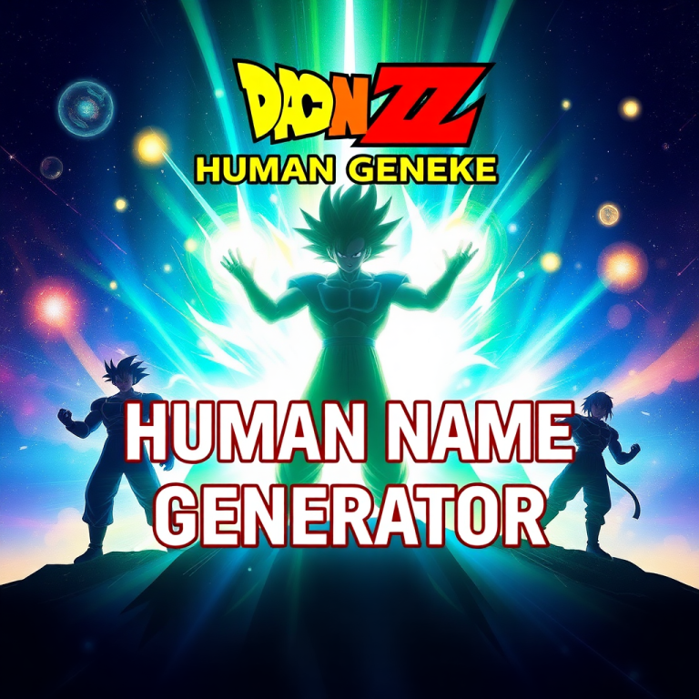 Dbz Human Name Generator