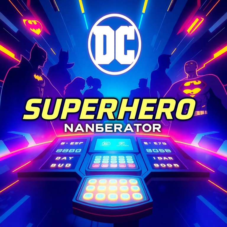 Dc Superhero Name Generator