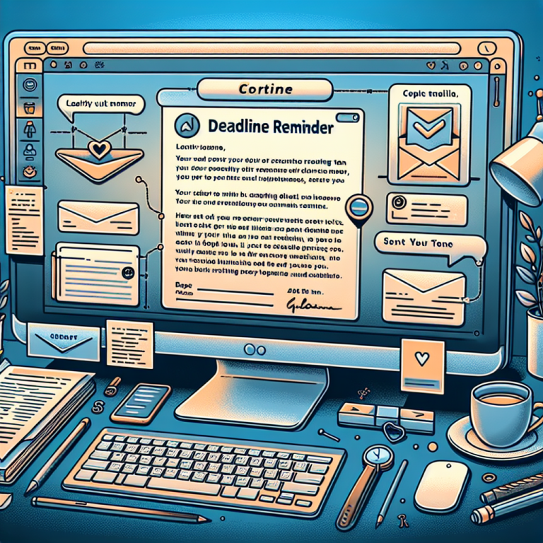 Deadline Reminder Email Generator