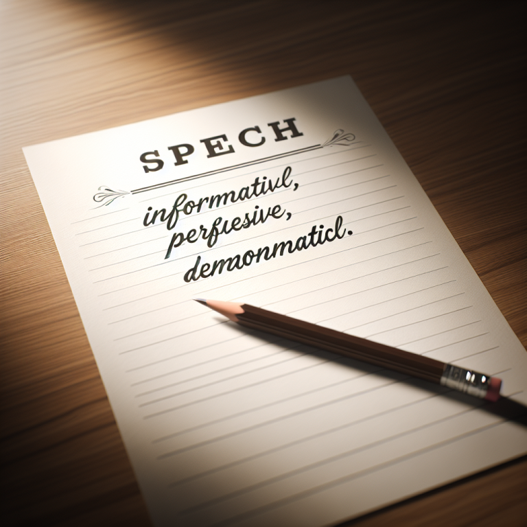 Demonstrative Speech Generator