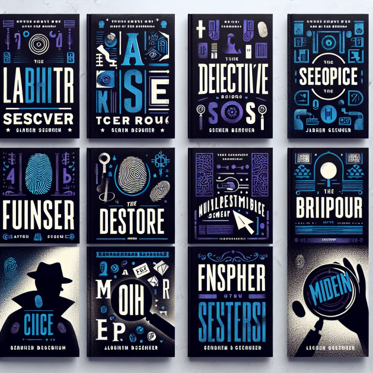 Detective Mystery Book Cover Generator