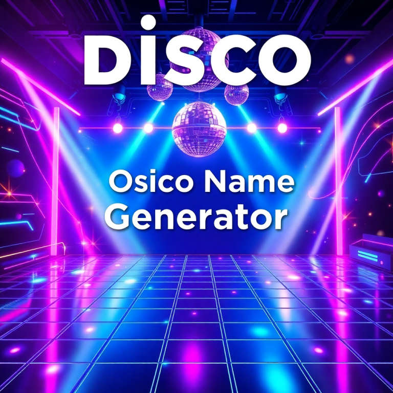 Disco Name Generator