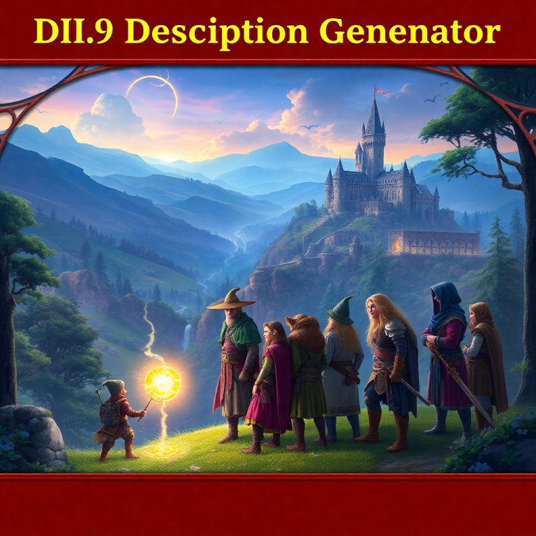 Dnd Description Generator
