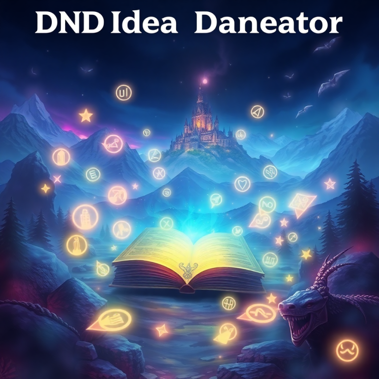 Dnd Idea Generator