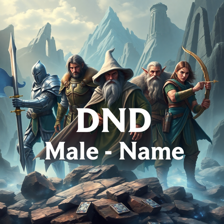 Dnd Male Name Generator