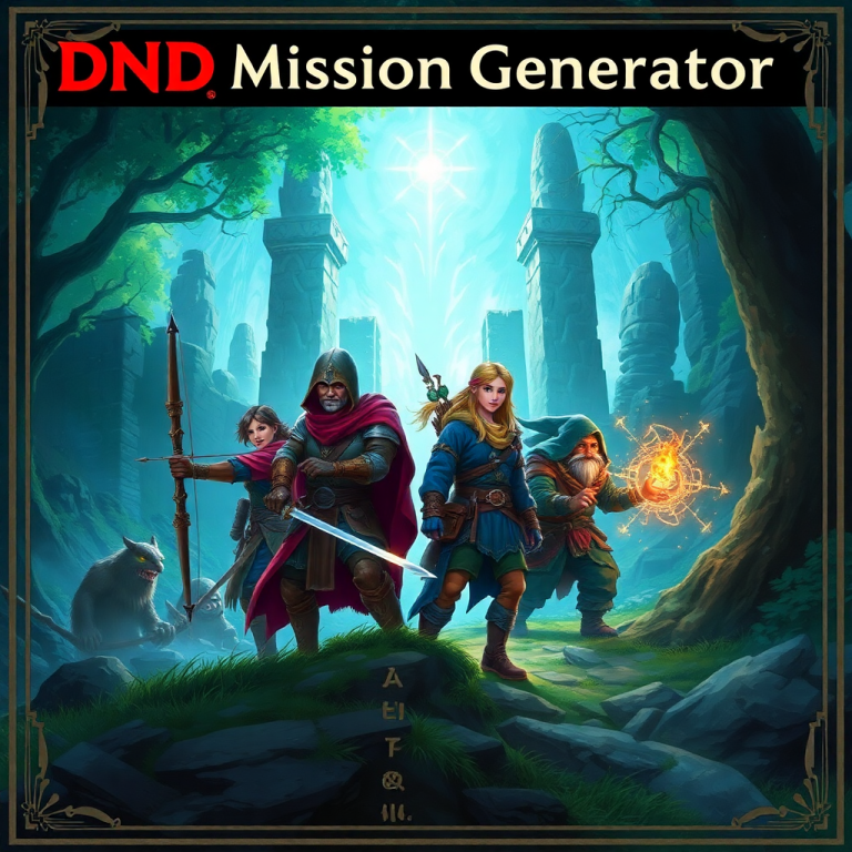 Dnd Mission Generator