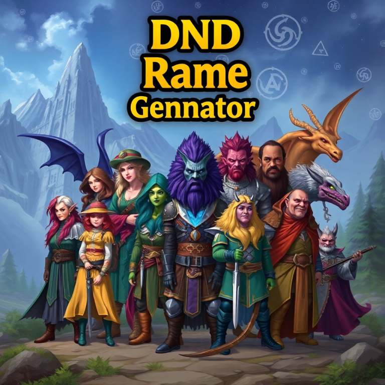 Dnd Race Name Generator