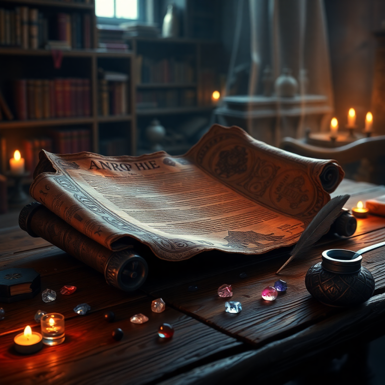 Dnd Scroll Generator