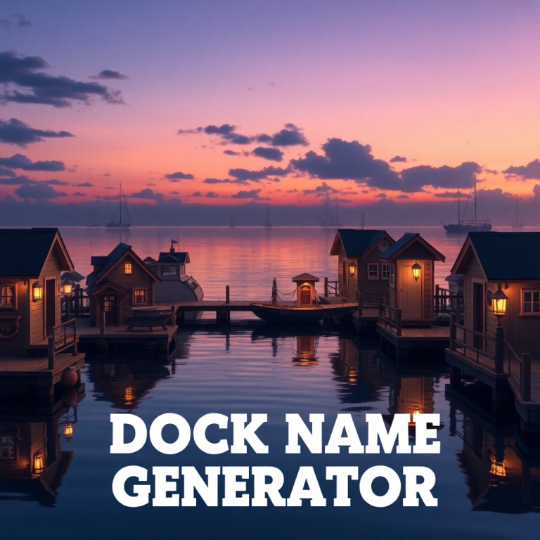 Dock Name Generator