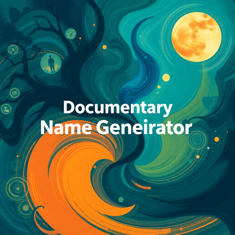 Documentary Name Generator