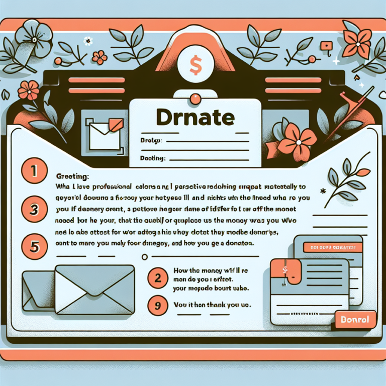 Donation Request Email Generator