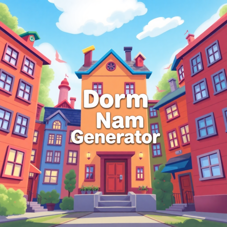Dorm Name Generator