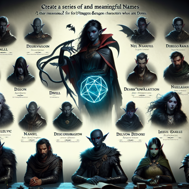 Drow Name Generator