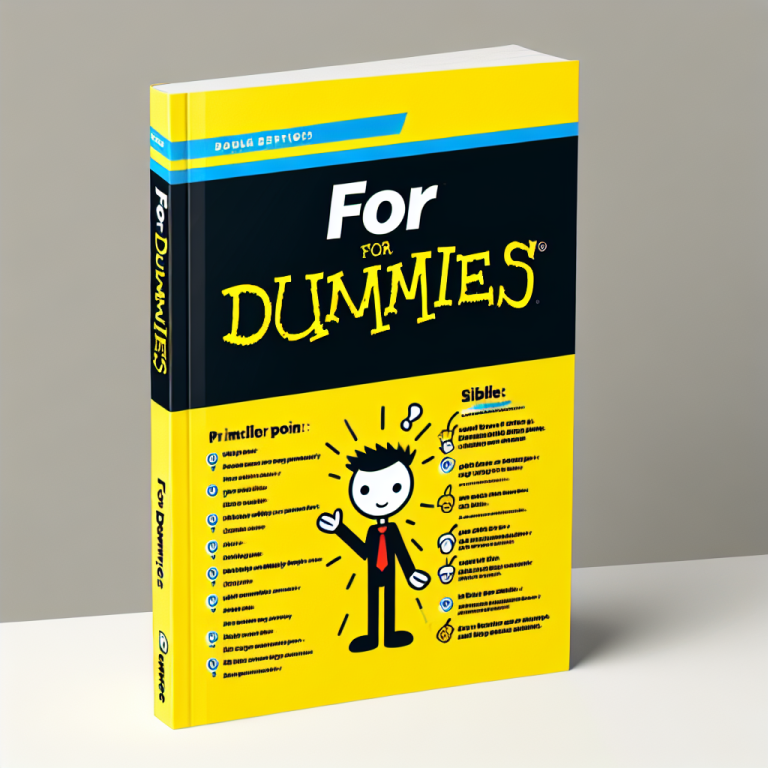 Dummies Book Cover Generator