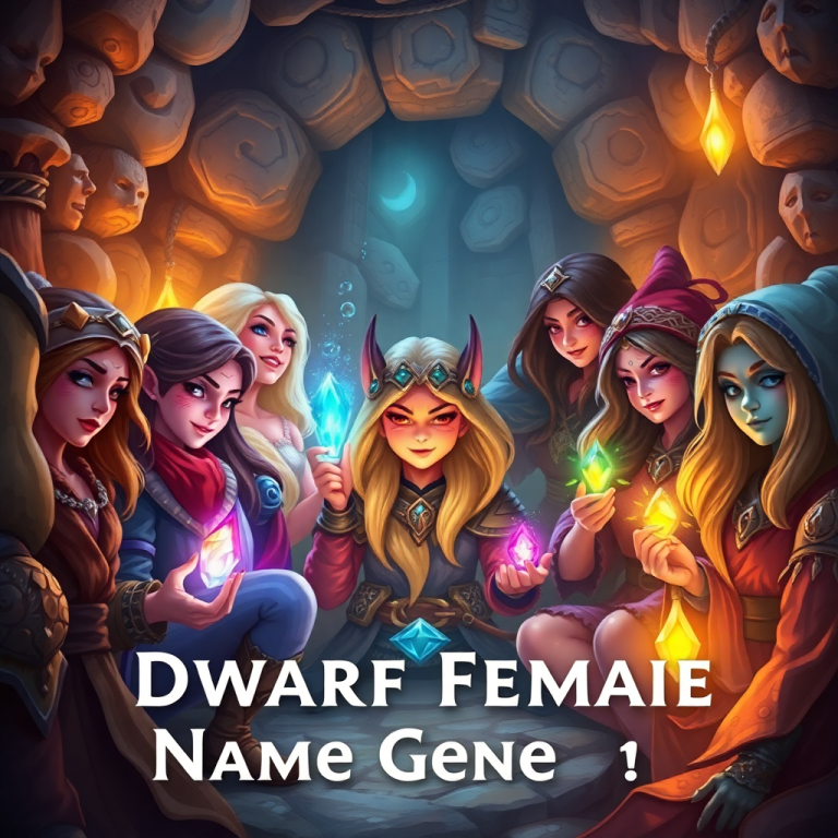 Dwarf Female Name Generator