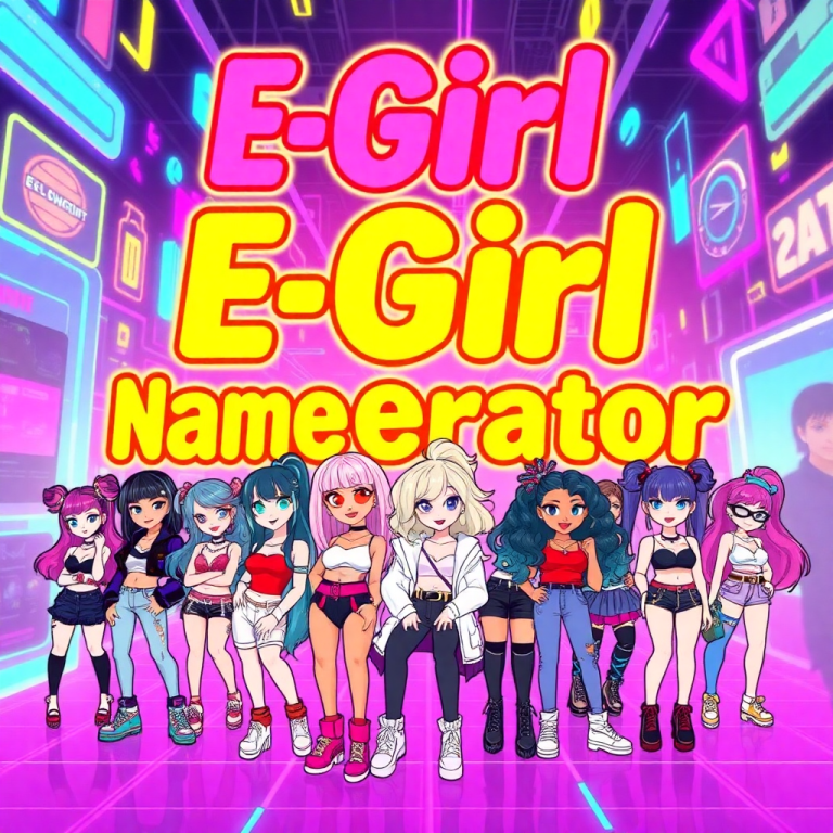 E Girl Name Generator