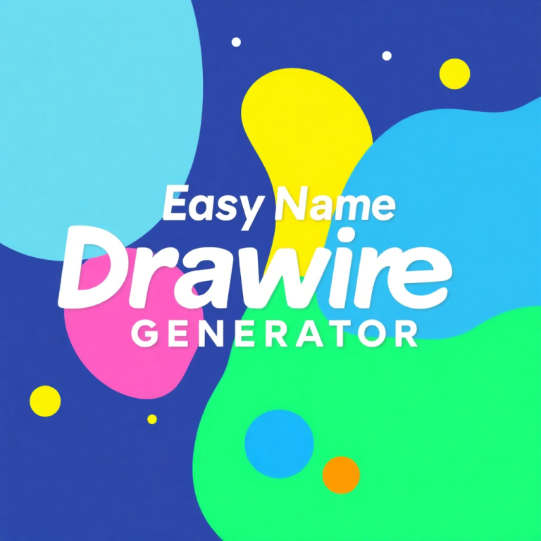 Easy Name Drawing Generator