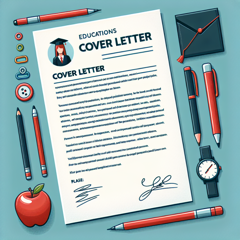 Education Cover Letter Generator