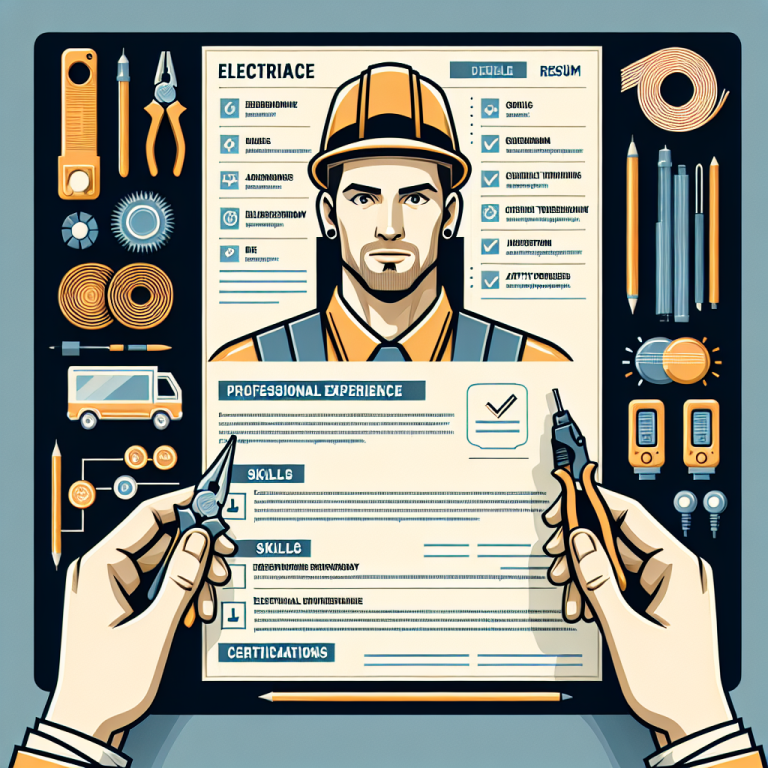 Electrician Resume Generator