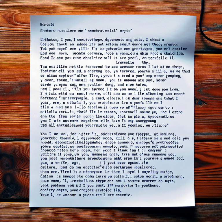 Electronic Song Lyrics Generator