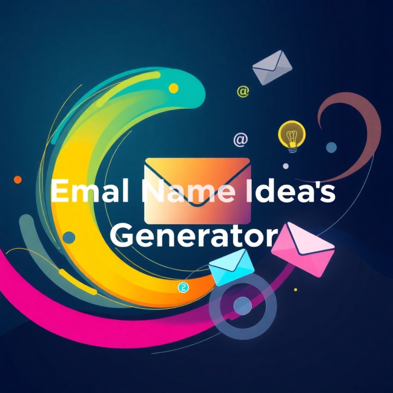 Email Name Ideas Generator