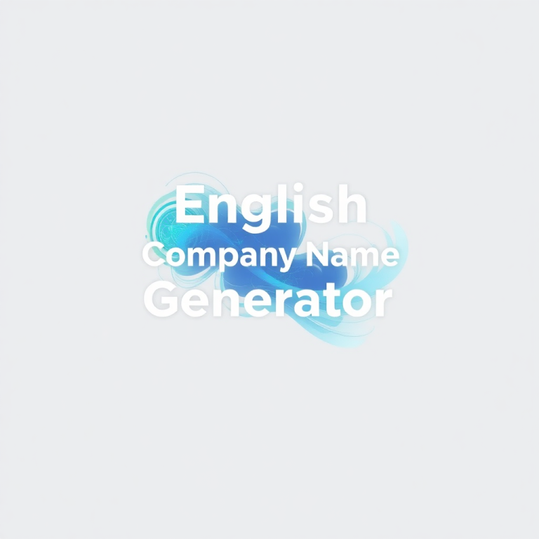 English Company Name Generator