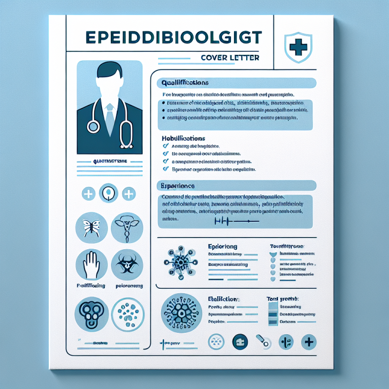 Epidemiologist Cover Letter Generator