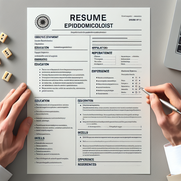Epidemiologist Resume Generator
