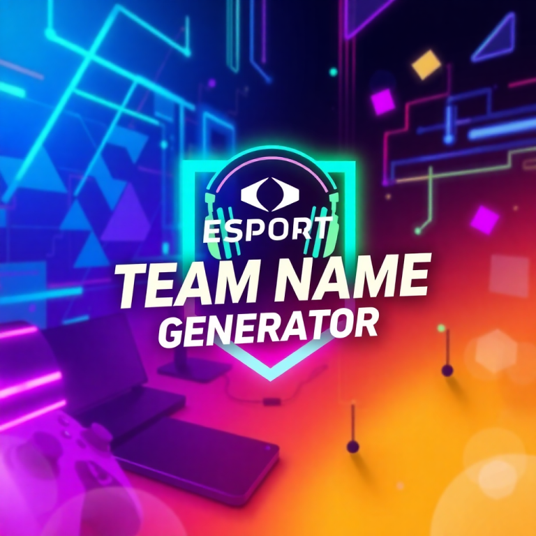 Esport Team Name Generator