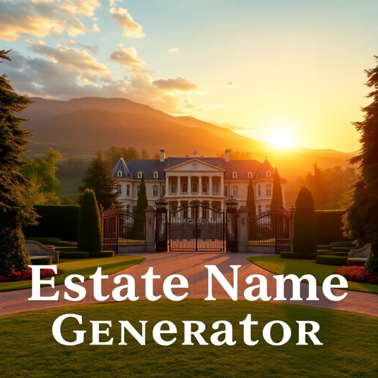 Estate Name Generator