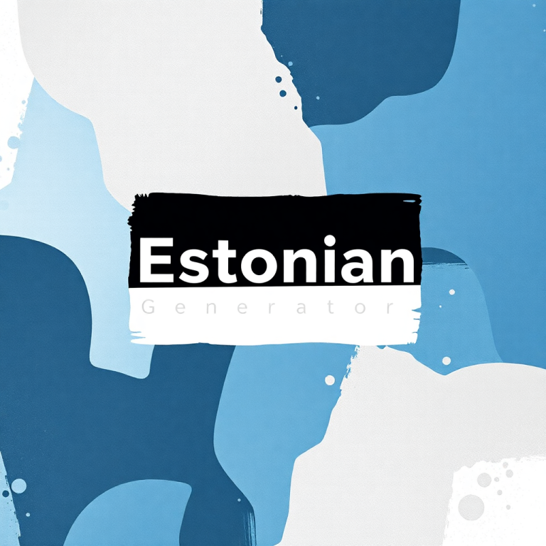 Estonian Name Generator