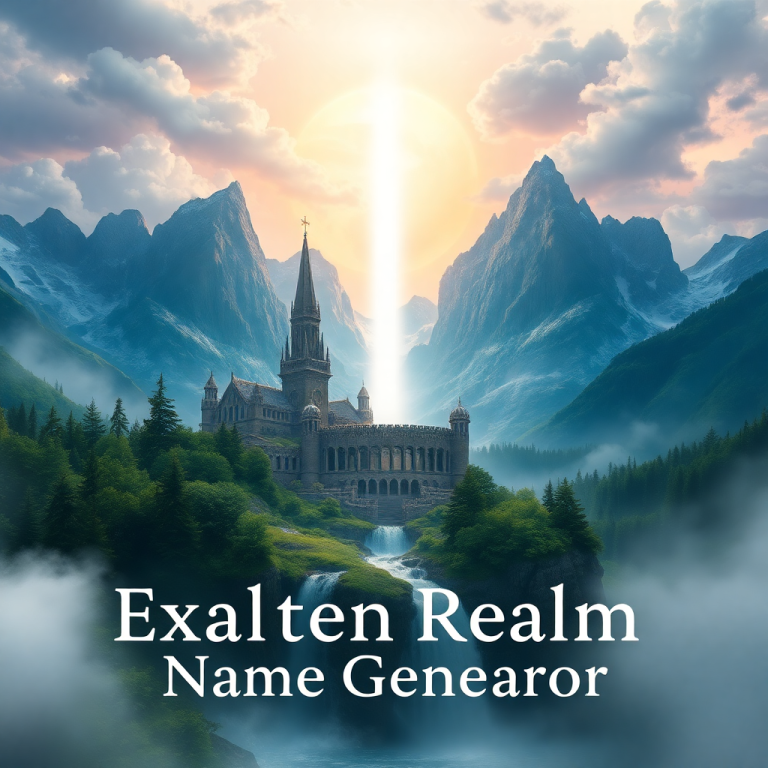 Exalted Realm Name Generator