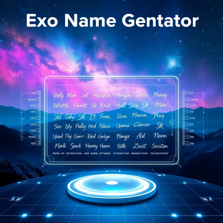 Exo Name Generator