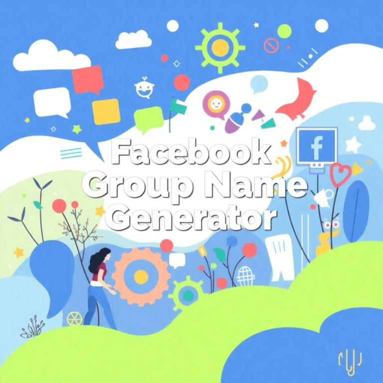 Facebook Group Name Generator